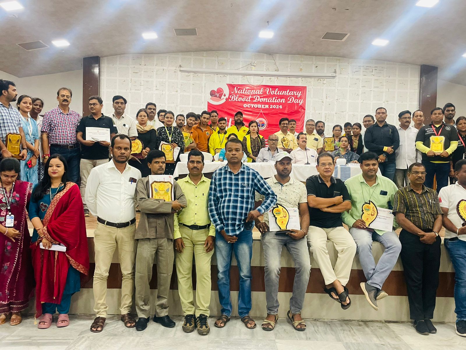 Felicitation on  National Voluntary Blood Donation Day