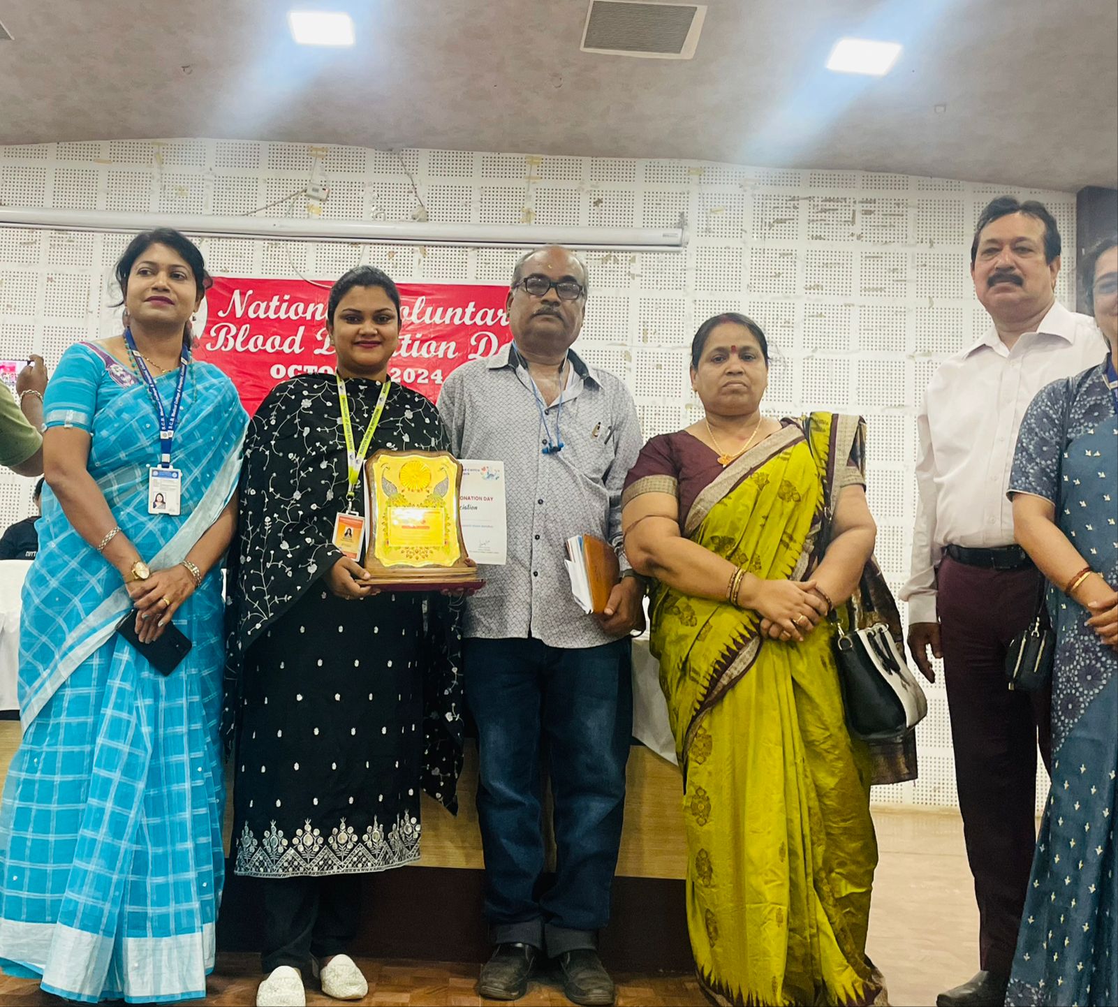 Felicitation on  National Voluntary Blood Donation Day