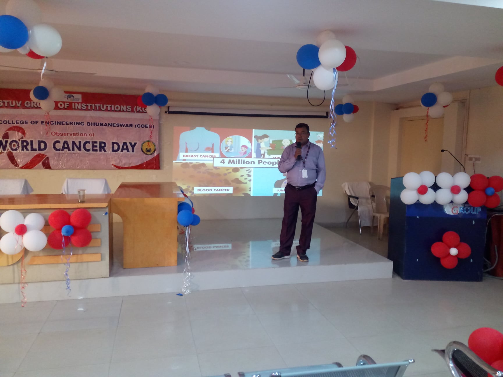 World Cancer Day celebrated at Koustuv Technical Campus
