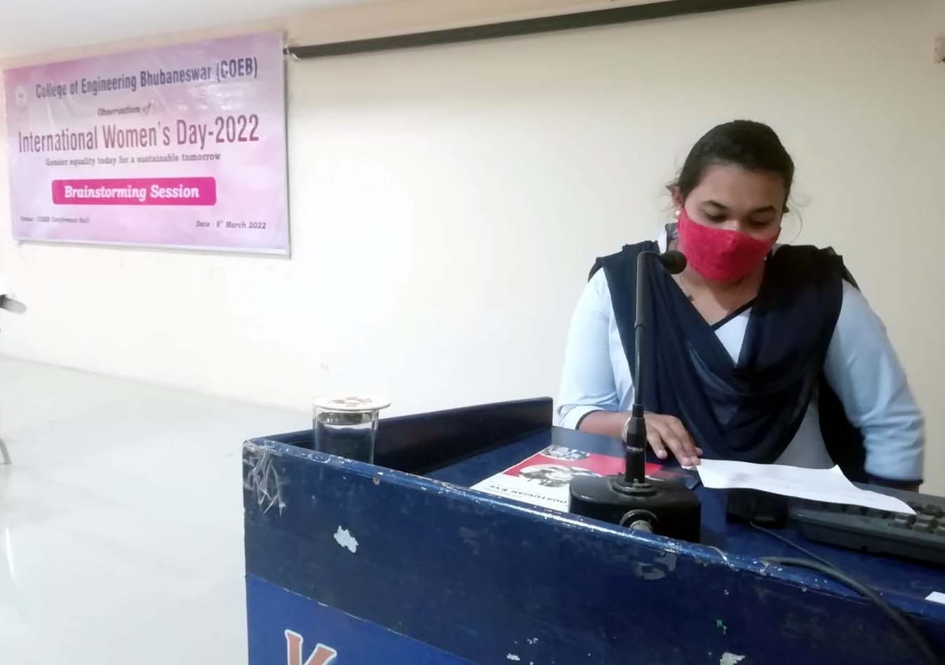 International Women’s Day Programme at COEB
College of Engineering Bhubaneswar (COEB) organized one brainstorming session on the theme of International Women’s Day - 2022, “Gender Equality today for a sustainable tomorrow” at Koustuv Technical Campus. During this session, each student writes down 5 points on the theme and presents their point of view for the rest. All the ideas have been written down to solve the problems of gender equality. It has been complied with to draw out a plan to arrest this menace. The programme ended with a hope to achieve a sustainable tomorrow with the acceleration of numerous initiatives to curb the gap.
Prof. (Dr.) Subrat Kumar Mohanty, Principal COEB and Prof. (Dr.) Sujit Kumar Khuntia joined this brainstorming session to encourage the students. The programme was coordinated by Shri Partha Sarathi Ghosh, PRO KGI.