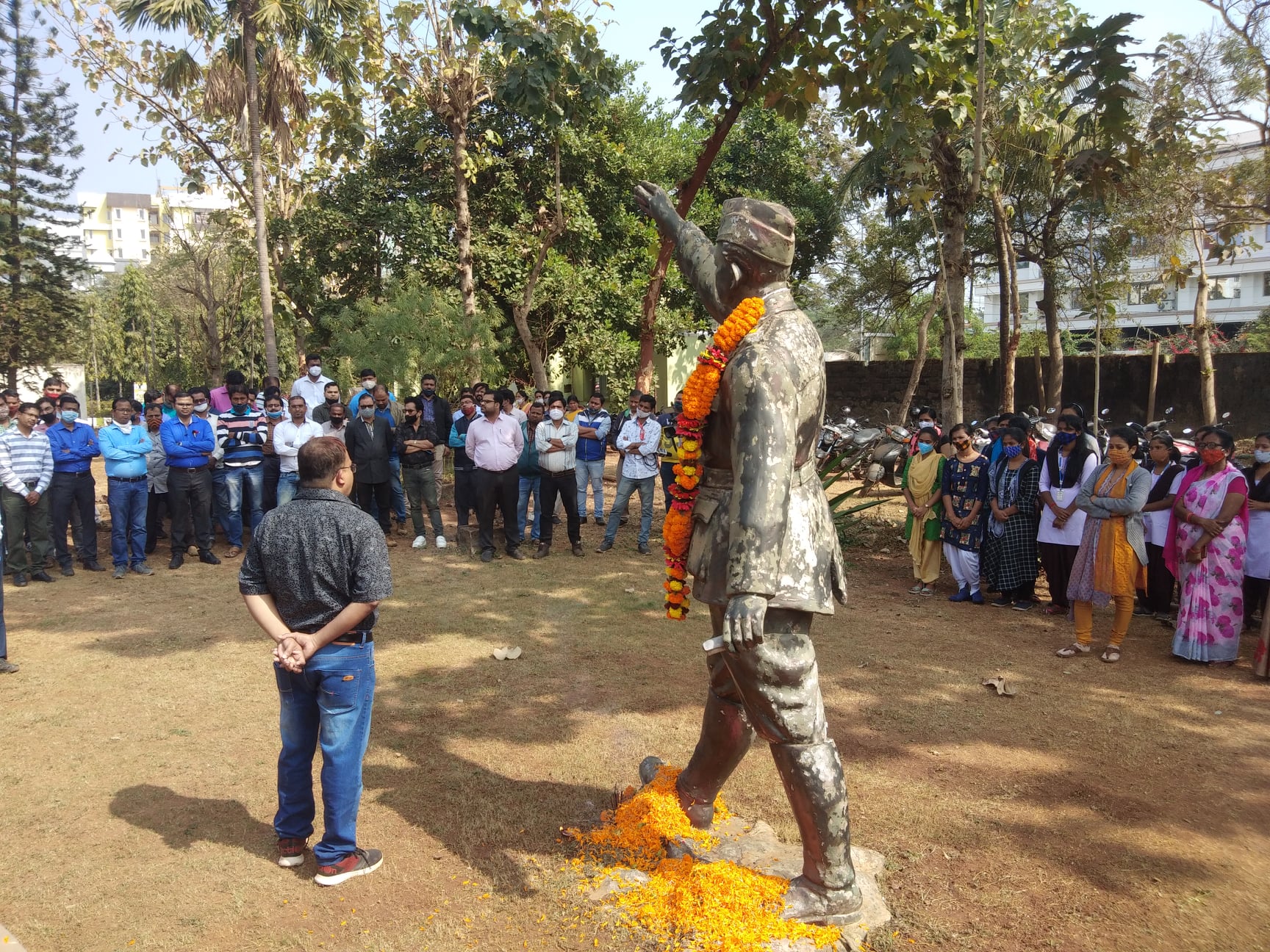 Netaji Subhas Chandra Bose & Veer Surendra Sai Jayanti were celebrated at Kousktuv Technical Campus