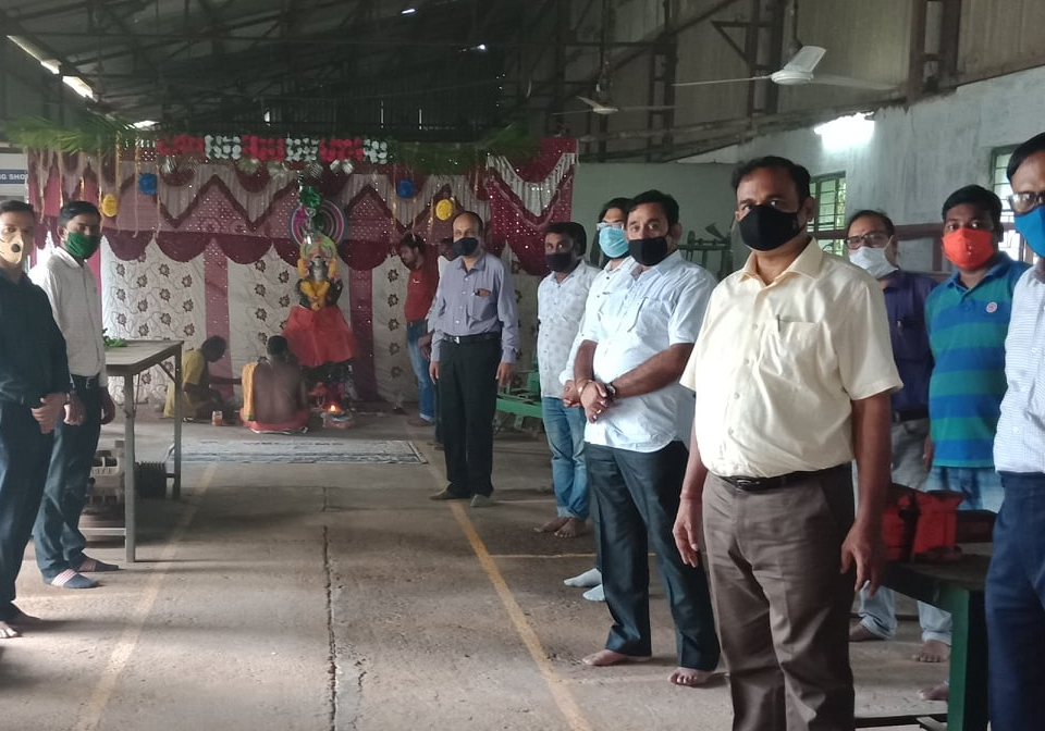 CELEBRATION OF VISHWAKARMA POOJA AT COEB