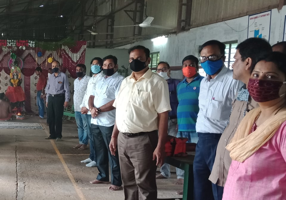 CELEBRATION OF VISHWAKARMA POOJA AT COEB