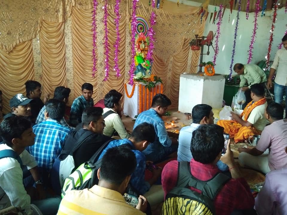 Vishwakarma Puja at Koustuv Technical Campus.