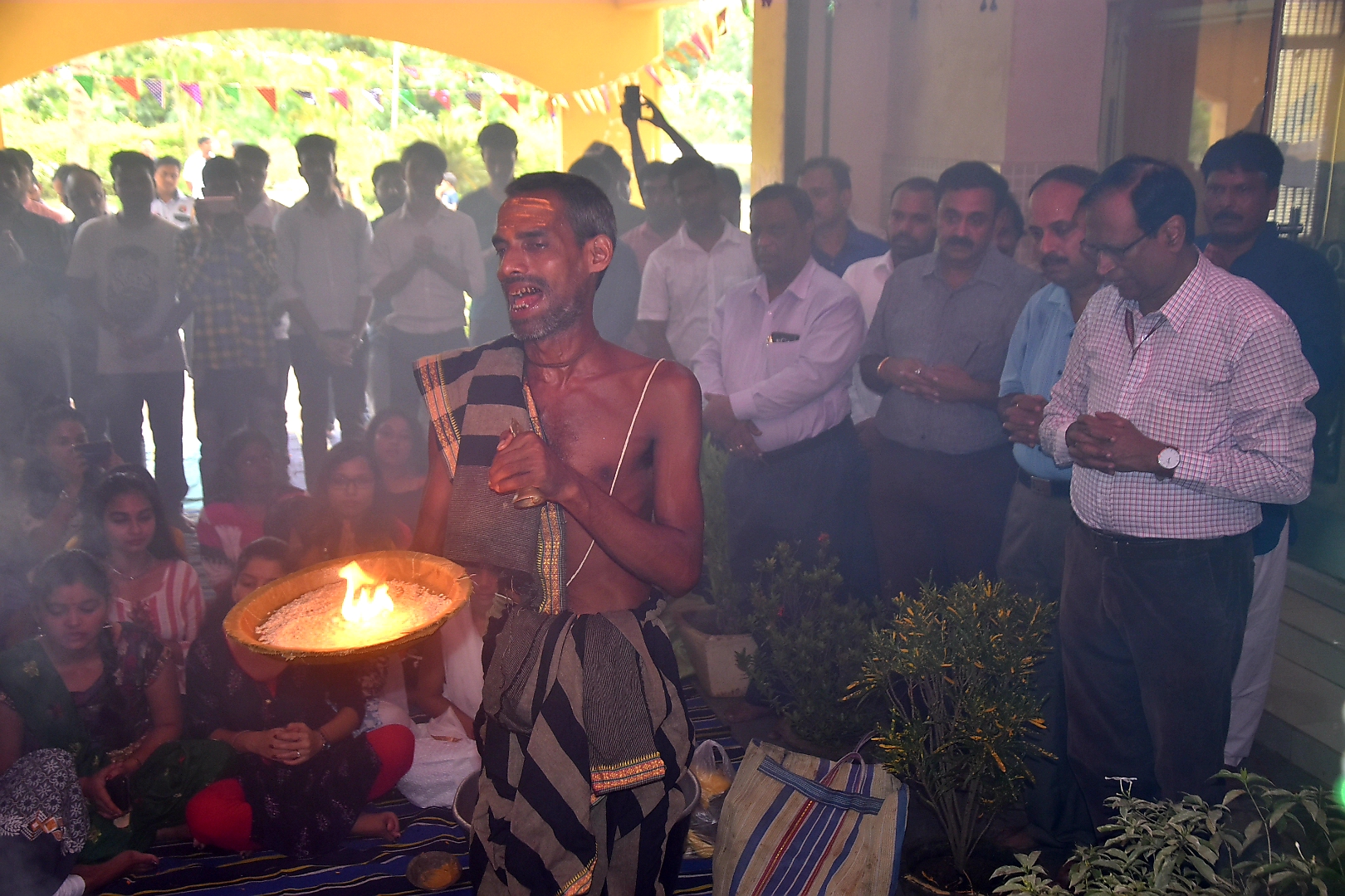 Ganesh Puja celebration at Koustuv Technical Campus