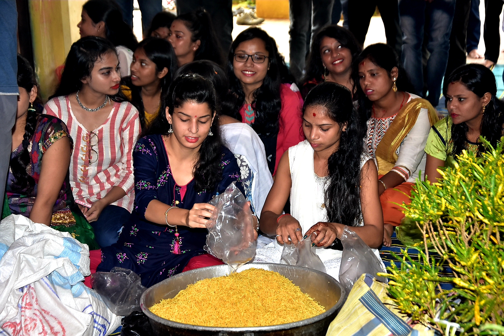 Ganesh Puja celebration at Koustuv Technical Campus