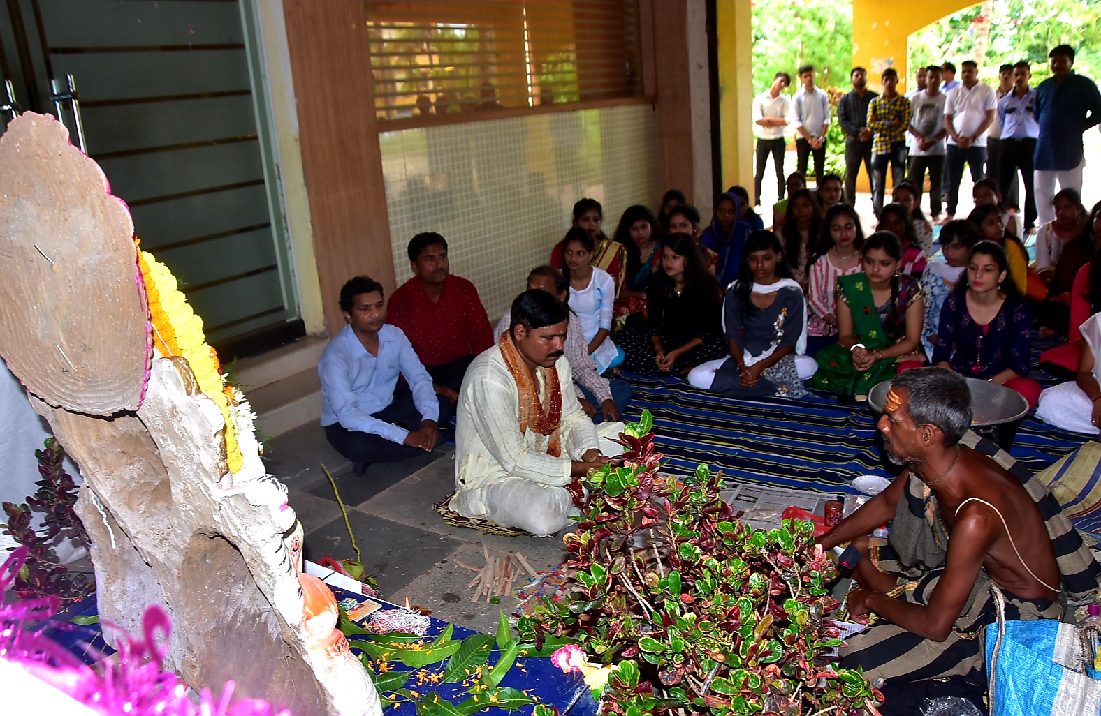 Ganesh Puja celebration at Koustuv Technical Campus