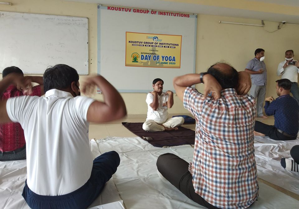 6th International Yoga Day Celebration at Koustuv Group of Institutions (KGI)