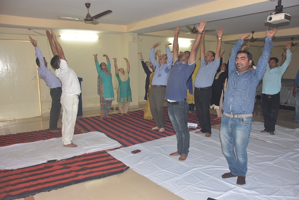 Koustuv Group celebrates the fifth annual International Day of Yoga at the College of Engineering Bhubaneswar (COEB) on Friday, 21 June 2019